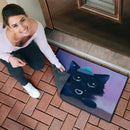Cute Kitty Cat Digital Art Doormat Nearkii