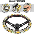 Demon Slayer Anime Car Steering Wheel Cover 2 Nearkii