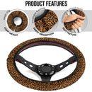 Leopard Premium Car Steering Wheel Cover Nearkii