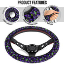 Ghost Style Pokemon Car Steering Wheel Cover Nearkii