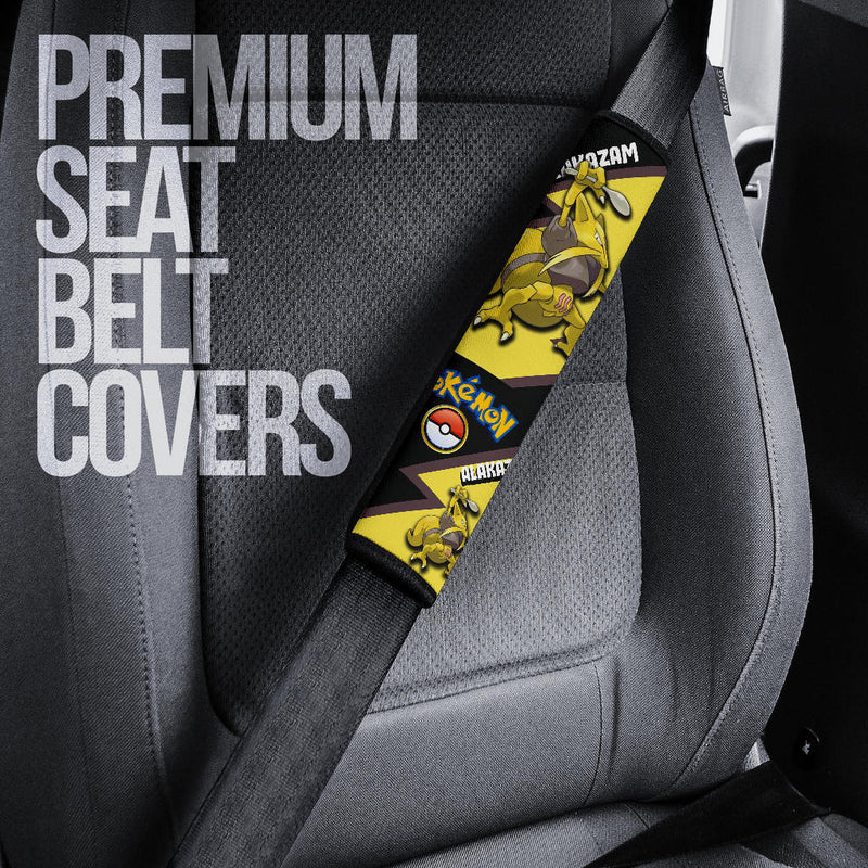 Alakazam car seat belt covers Anime Pokemon Custom Car Accessories Nearkii