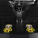 Sunflowers Elephant Sunflowers Front And Back Car Mats (Set Of 4) Nearkii
