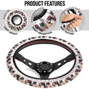 Chipi Demon Slayer Anime Car Steering Wheel Cover 3 Nearkii