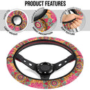 Mandalas Pattern Premium Car Steering Wheel Cover Nearkii