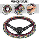 Giyu Tomioka Demon Slayer Anime Car Steering Wheel Cover 4 Nearkii