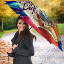 Fox Couple Love You To The Moon Galaxy Umbrella Nearkii