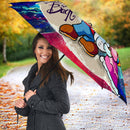 Mario Couple Love You To The Moon Galaxy Umbrella Nearkii