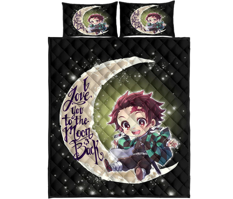 Demon Slayer Cute Anime Quilt Bed Sets Nearkii