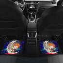 Cute Hinata Haikyuu Love You To The Moon Galaxy Car Mats Nearkii