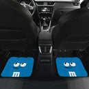 M&M Chocolate Green Front And Back Car Mats Nearkii
