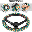 Pattern Pokemon Fire Cute Car Steering Wheel Cover 3 Nearkii