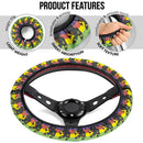 Umbreon Eevee Pokemon Anime Custom Car Steering Wheel Cover Nearkii