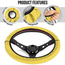Yellow Lemon Premium Car Steering Wheel Cover Nearkii