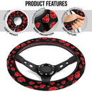 Akatsuki Cloud Premium Car Steering Wheel Cover Style 1 Nearkii