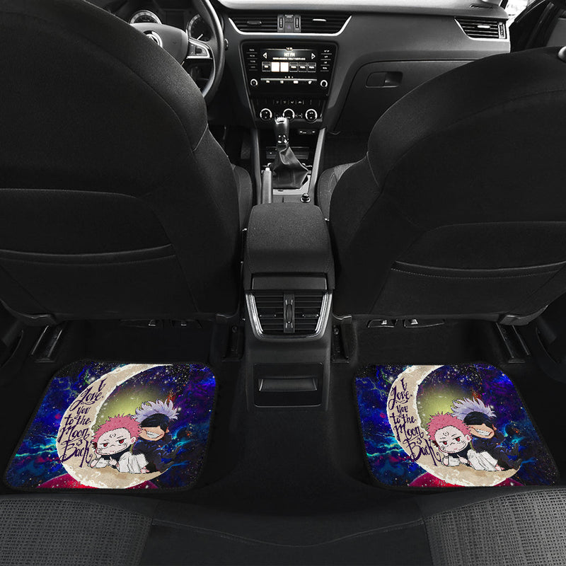 Jujutsu Kaisen Gojo Sakuna Chibi Anime Love You To The Moon Galaxy Car Mats Nearkii