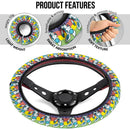 Glaceon Pokemon Anime Custom Car Steering Wheel Cover Nearkii