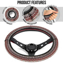 Dream Mandalas Pattern Premium Car Steering Wheel Cover Nearkii