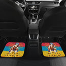Hippie Girl Color Sunflower Car Floor Mats Car Accessories Nearkii