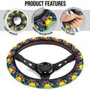 Umbreon Pokemon Anime Custom Car Steering Wheel Cover Nearkii