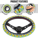 Squirtle 1 Pokemon Anime Custom Car Steering Wheel Cover Nearkii