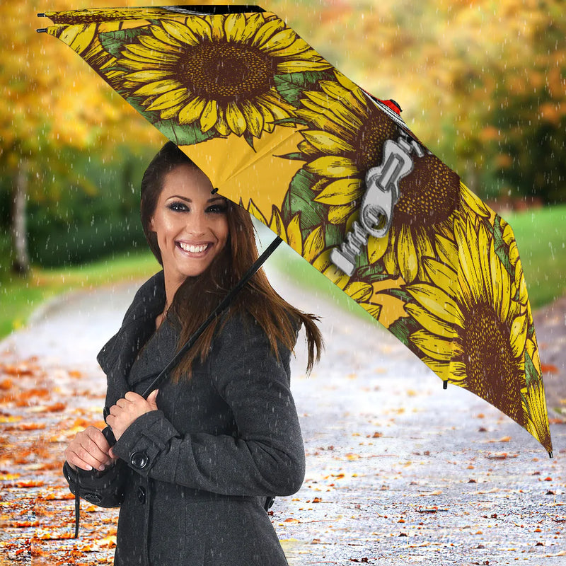 Charmander Pokemon Sunflower Zipper Umbrella Nearkii