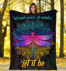Dragonfly Mandala Let It Be Premium Blanket Nearkii