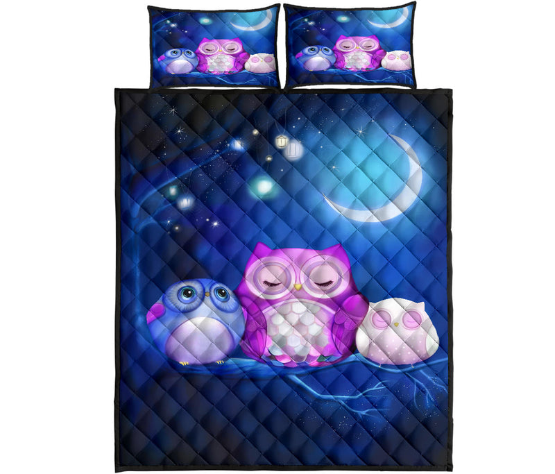 Owl Quilt Bed Sets Nearkii