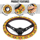 Pikachu Charizard Pokemon Car Steering Wheel Cover 1 Nearkii