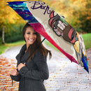 Zenitsu And Nezuko Chibi Demon Slayer Love You To The Moon Galaxy Umbrella Nearkii