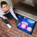 Owl Cute Night Doormat Nearkii