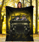 Chainsaw Man Anime Funny Halloween Moonlight Premium Blanket Nearkii