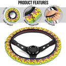 Pikachu 1 Pokemon Anime Custom Car Steering Wheel Cover Nearkii
