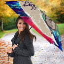 Pusheen Cat Love Love You To The Moon Galaxy Umbrella Nearkii