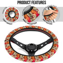 Rengoku Kyoxjuror Demon Slayer Anime Car Steering Wheel Cover 5 Nearkii