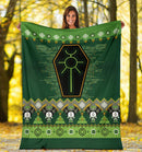Robot Sign Ugly Christmas Custom Blanket Home Decor Nearkii
