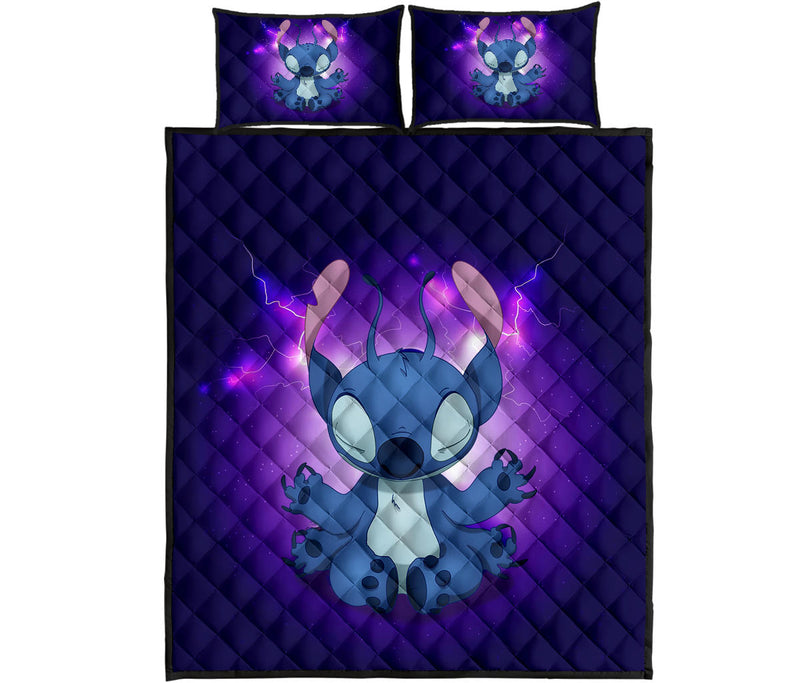 Stitch Do Yoga Funny Custom Premium Quilt Bed Sets Nearkii