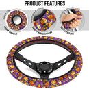 Pattern Pokemon Halloween Car Steering Wheel Cover Nearkii