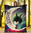 Deku My Hero Academia Anime Love You To The Moon Galaxy Premium Blanket Nearkii