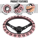 Kamado Nezuko Demon Slayer Anime Car Steering Wheel Cover 5 Nearkii