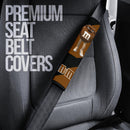 M&M's Candy Ice Cream Cones Chocolate Brown Custom car seat belt covers Custom Car Accessories Nearkii