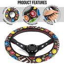 M&M Chocolate Steering Wheel Cover Nearkii
