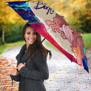 Nezuko Demon Slayer Love You To The Moon Galaxy Umbrella Nearkii