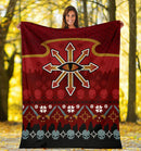 Scary Eye Ugly Christmas Custom Blanket Home Decor Nearkii