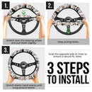Sukuna Jujutsu Kaisen Anime Custom Car Steering Wheel Cover Nearkii