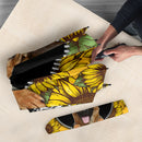 German Shepherd Sunflower Zipper Umbrella Nearkii