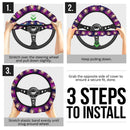 Rengoku Kyojuro Demon Slayer Anime Premium Custom Car Steering Wheel Cover 8 Nearkii