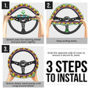 Heatran Pokemon Car Steering Wheel Cover Nearkii