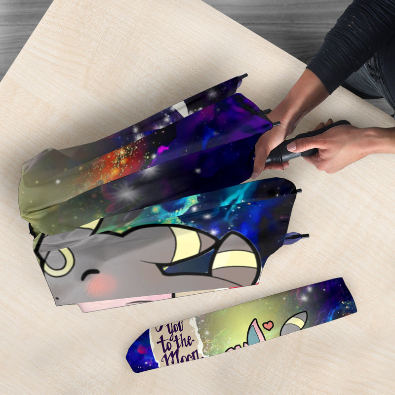 Pokemon Espeon Love You To The Moon Galaxy Umbrella Nearkii