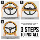 Pikachu Charizard Pokemon Car Steering Wheel Cover 1 Nearkii