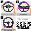 Pokemon Galaxy Umbreon Eevee Evolution Car Steering Wheel Cover Nearkii